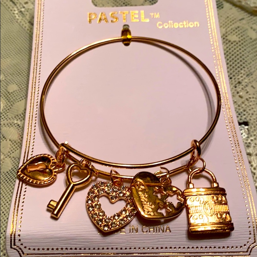 PASTEL COLLECTION- Gold Tone Bracelet